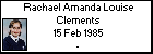 Rachael Amanda Louise Clements