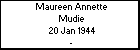 Maureen Annette Mudie