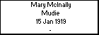 Mary McInally Mudie