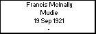 Francis MciNally Mudie