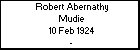 Robert Abernathy Mudie