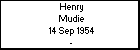 Henry Mudie