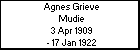 Agnes Grieve Mudie
