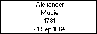 Alexander Mudie