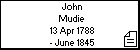 John Mudie