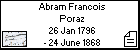 Abram Francois Poraz