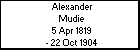Alexander Mudie