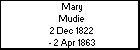 Mary Mudie