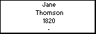 Jane Thomson