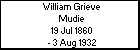 William Grieve Mudie