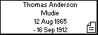 Thomas Anderson Mudie