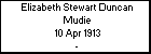 Elizabeth Stewart Duncan Mudie
