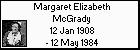 Margaret Elizabeth McGrady