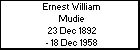Ernest William Mudie
