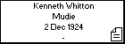 Kenneth Whitton Mudie