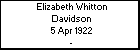 Elizabeth Whitton Davidson