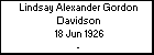 Lindsay Alexander Gordon Davidson