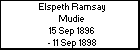 Elspeth Ramsay Mudie