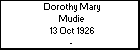 Dorothy Mary Mudie