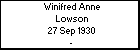 Winifred Anne Lowson