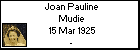 Joan Pauline Mudie