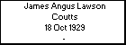 James Angus Lawson Coutts