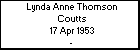 Lynda Anne Thomson Coutts