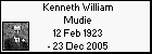 Kenneth William Mudie