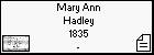 Mary Ann Hadley