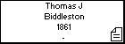 Thomas J Biddleston