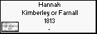 Hannah Kimberley or Farnall