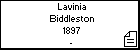 Lavinia Biddleston