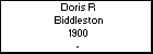 Doris R Biddleston