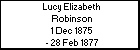 Lucy Elizabeth Robinson