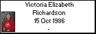 Victoria Elizabeth Richardson