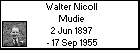 Walter Nicol Mudie