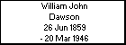 William John Dawson