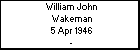 William John Wakeman