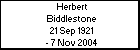 Herbert Biddlestone