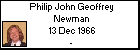 Philip John Geoffrey Newman