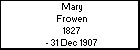 Mary Frowen