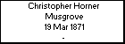 Christopher Horner Musgrove
