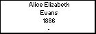 Alice Elizabeth Evans