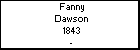 Fanny Dawson
