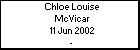 Chloe Louise McVicar