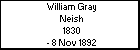 William Gray Neish